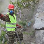 Волонтерская акция по очистке скал Горного Алтая